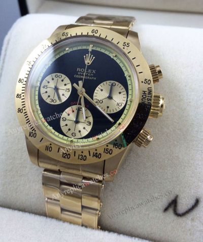 Swiss Grade Replica Rolex Paul Newman Daytona Yellow Gold Case